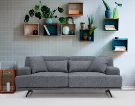 Atelier Del Sofa Bentley Sofá de 2 plazas Gris